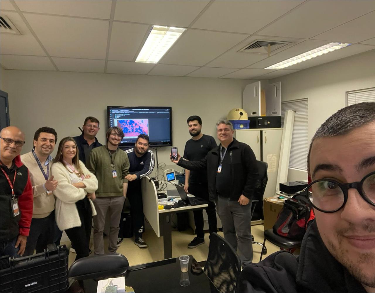 Team demonstrating AI Helena (2023)