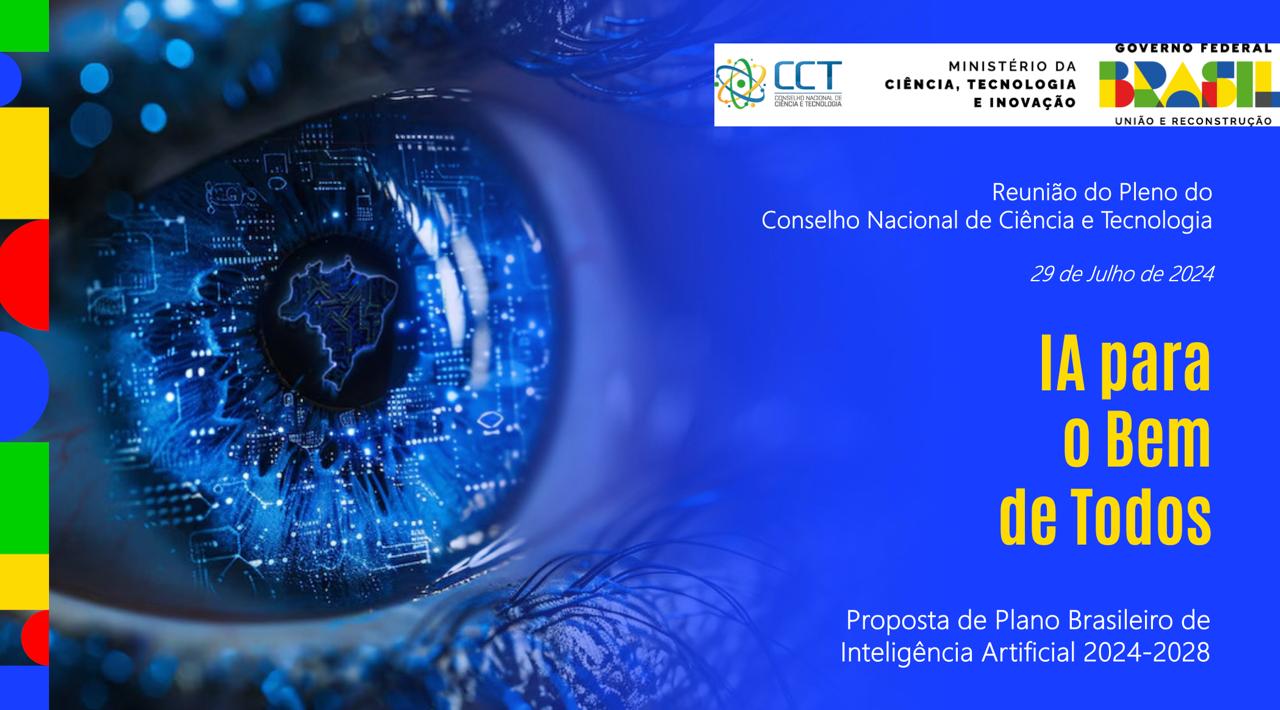 Official banner of the Brazilian AI Plan (2024)